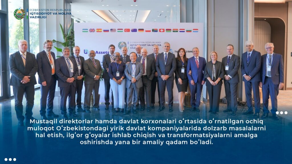 Davlat kompaniyalari kuzatuv kengashlarining mustaqil direktorlarining birinchi Forumi.