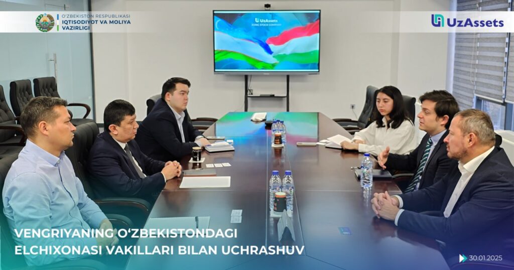 Vengriyaning O‘zbekistondagi elchixonasi vakillari bilan uchrashuv.