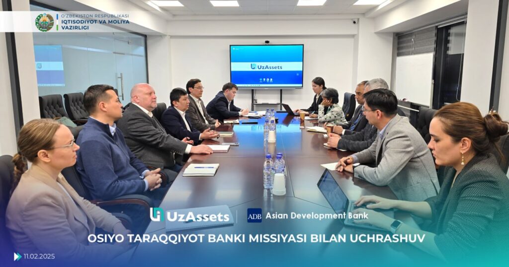 &laquo;UzAssets&raquo; AJda Osiyo taraqqiyot banki missiyasi bilan uchrashuv.
