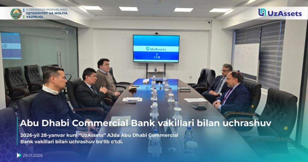 Abu Dhabi Commercial Bank vakillari bilan uchrashuv