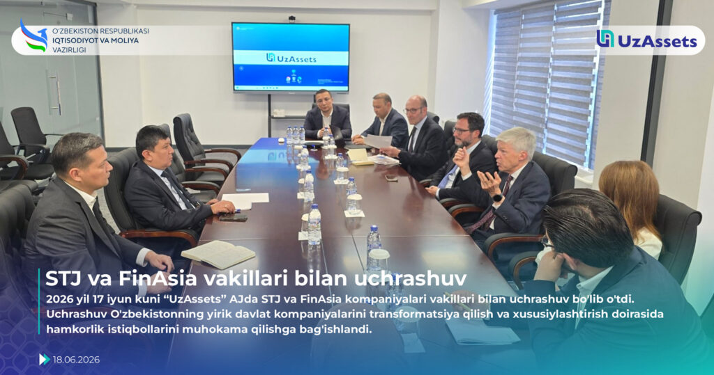 STJ va FinAsia vakillari bilan uchrashuv