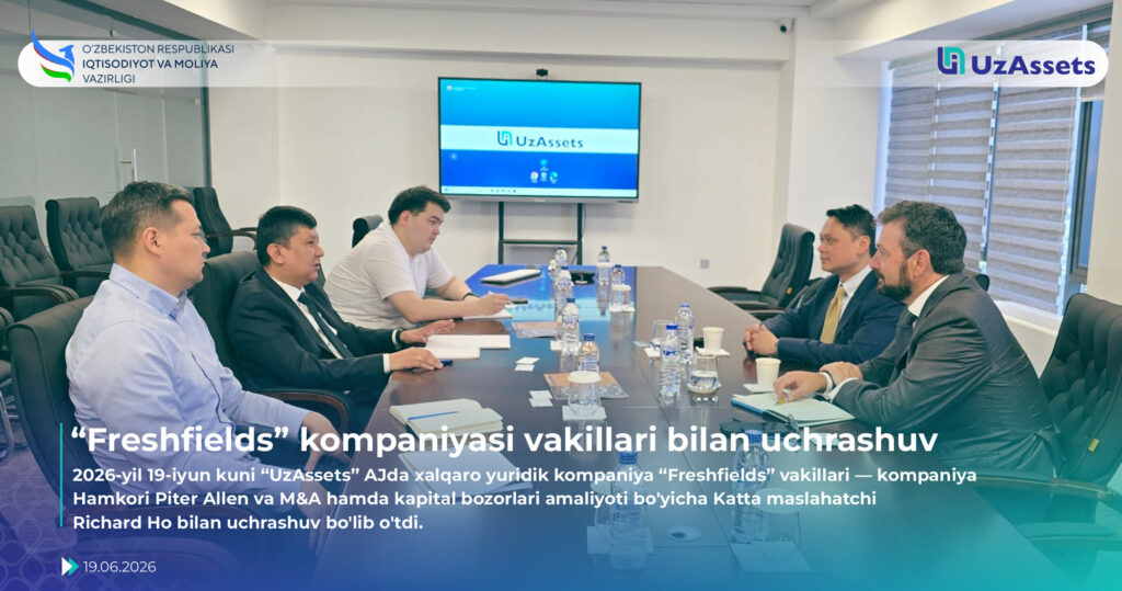“Freshfields” kompaniyasi vakillari bilan uchrashuv