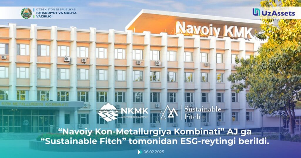 “NKMK” AJga “Sustainable Fitch” tomonidan ESG-reytingi berildi