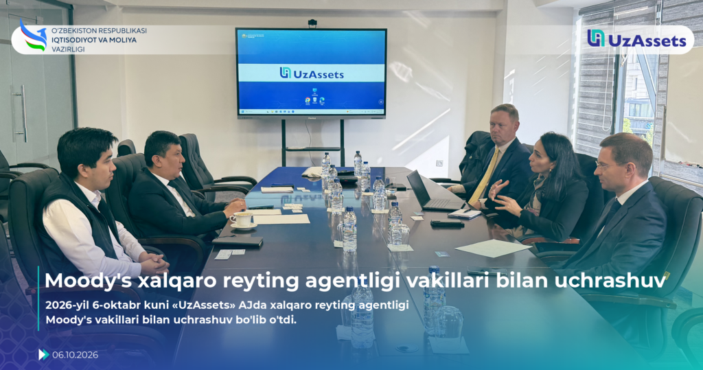 Moody’s xalqaro reyting agentligi vakillari bilan uchrashuv